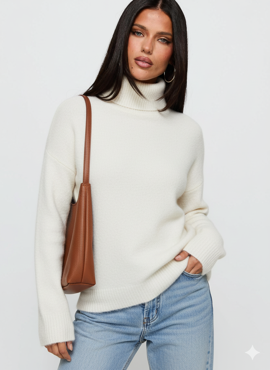 Turtleneck Long Sleeve Sweater