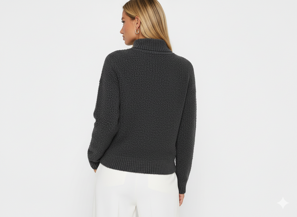 Turtleneck Long Sleeve Sweater