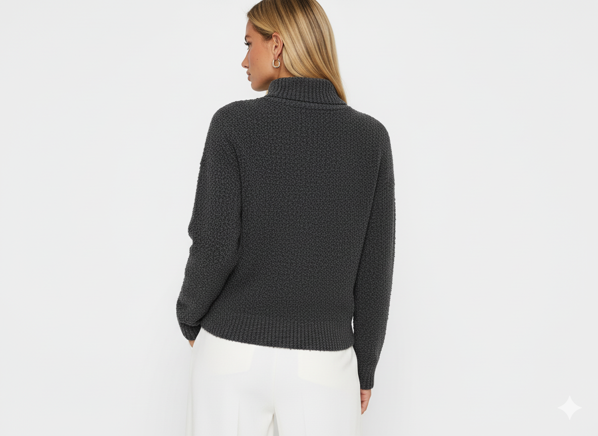 Turtleneck Long Sleeve Sweater