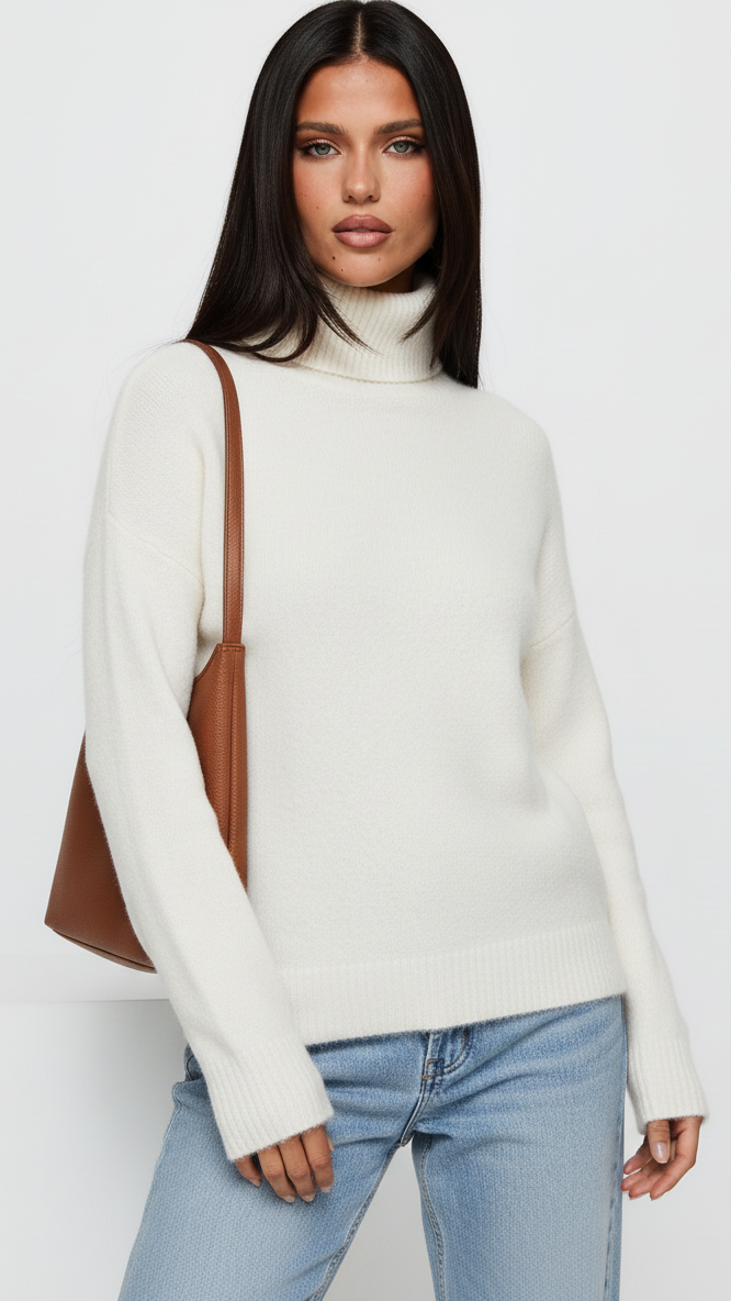 Turtleneck Long Sleeve Sweater