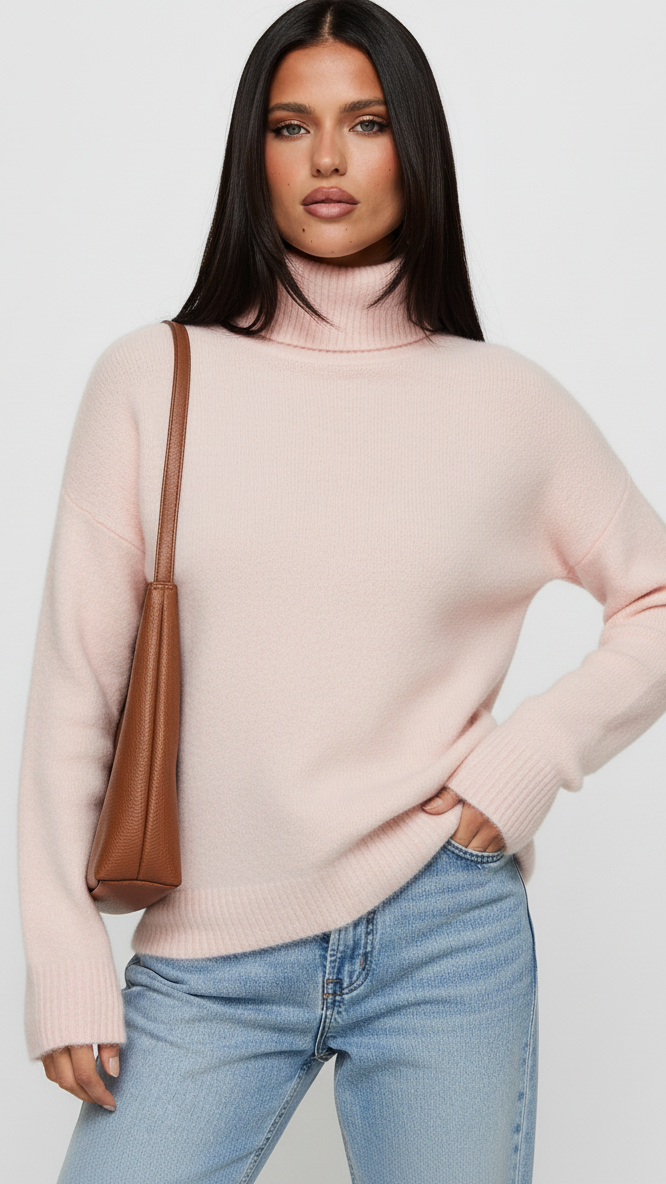 Turtleneck Long Sleeve Sweater