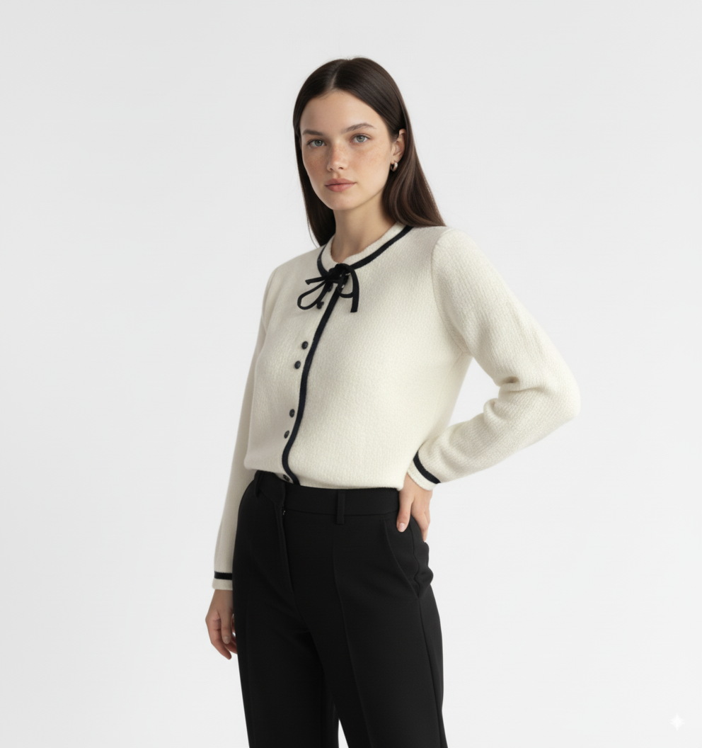 Button Down Long Sleeve Cardigan