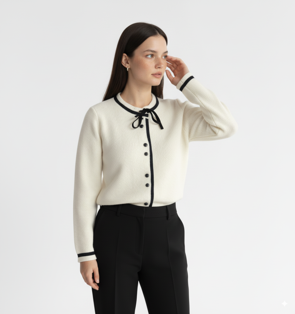 Button Down Long Sleeve Cardigan