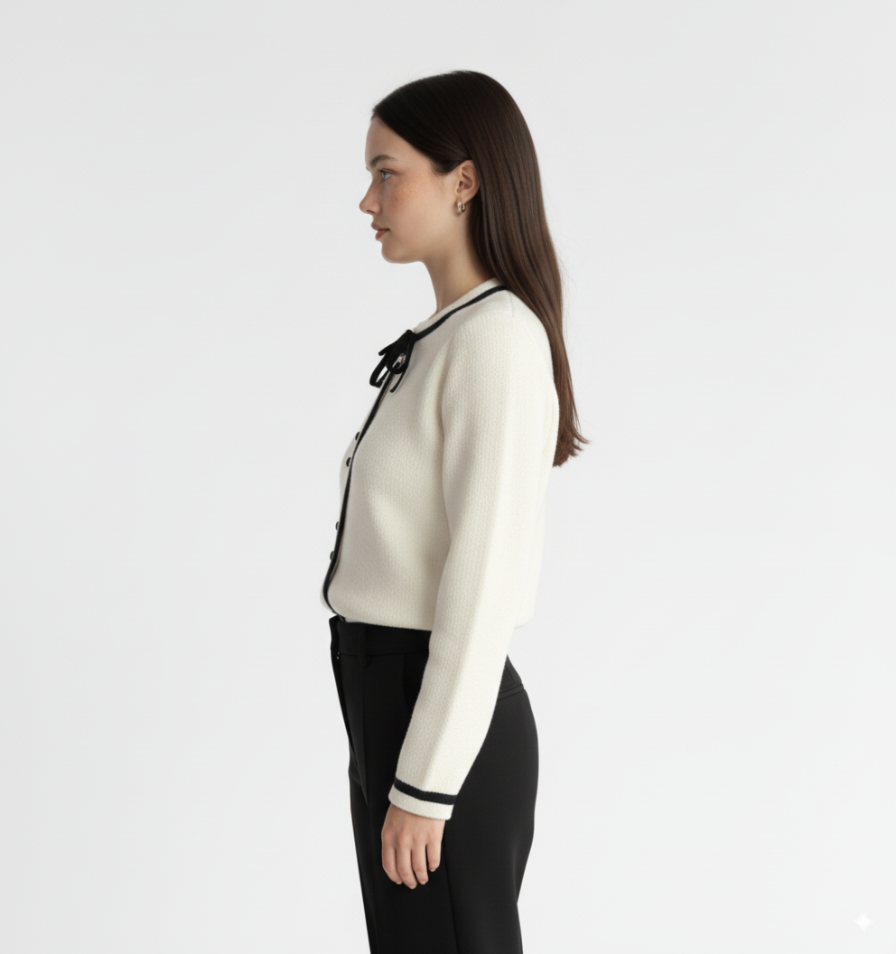 Button Down Long Sleeve Cardigan