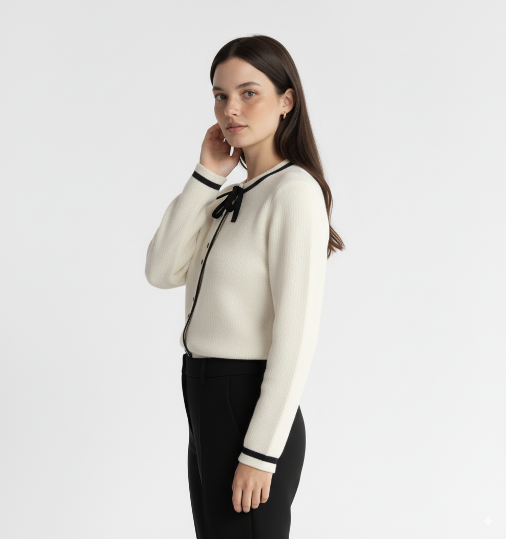 Button Down Long Sleeve Cardigan