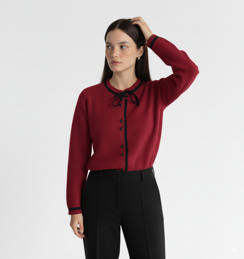 Button Down Long Sleeve Cardigan