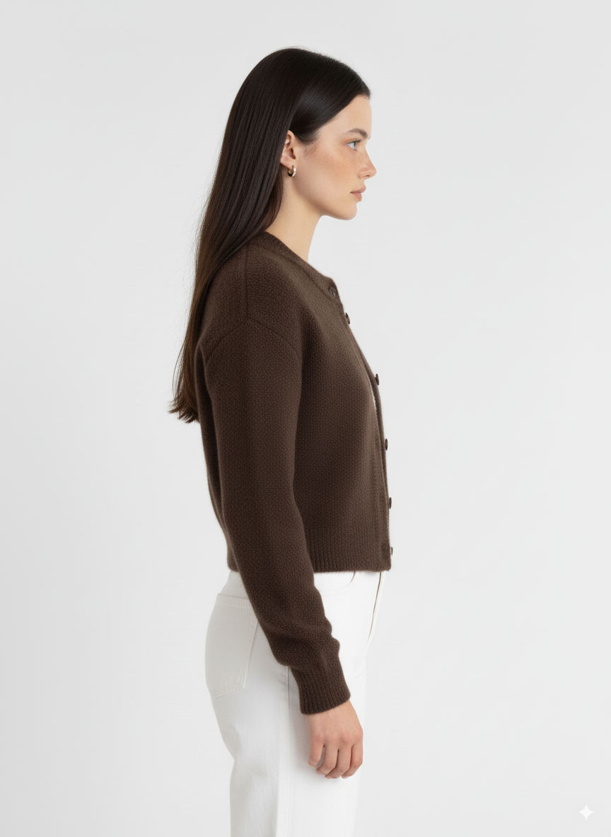Button Down Long Sleeve Cardigan