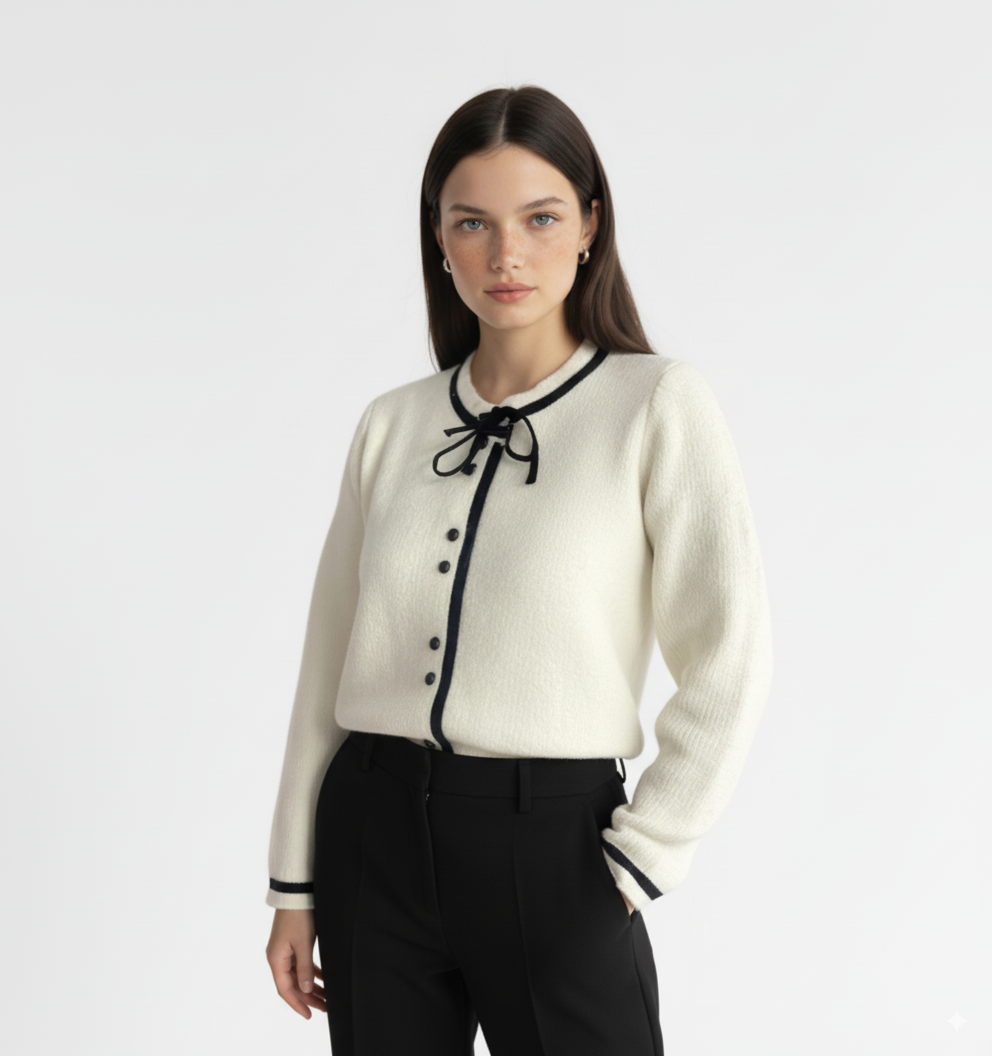Button Down Long Sleeve Cardigan