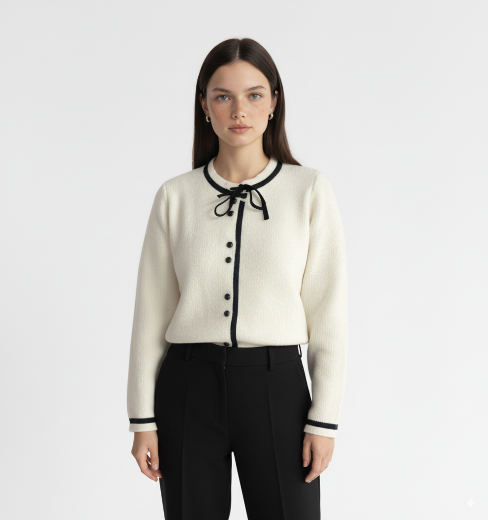 Button Down Long Sleeve Cardigan